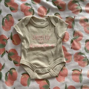 Baby Essentials Cream Bodysuit - Spoiled by Grandma